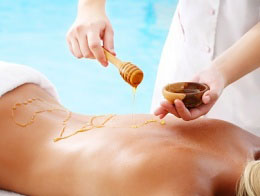 Mézes masszázs Mézes masszázs